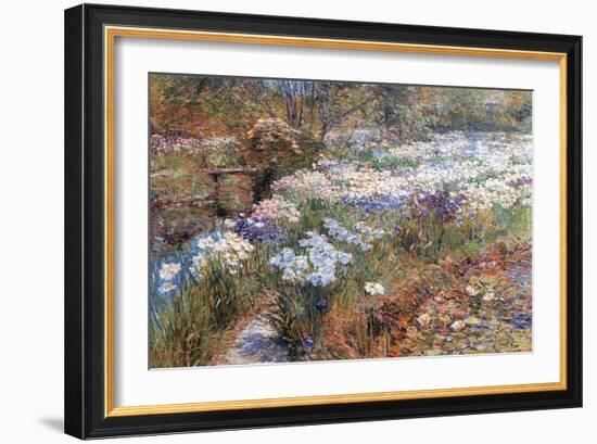 Water Garden-Childe Hassam-Framed Art Print