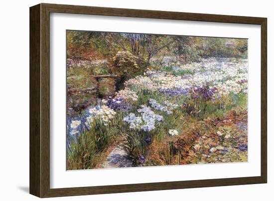 Water Garden-Childe Hassam-Framed Art Print