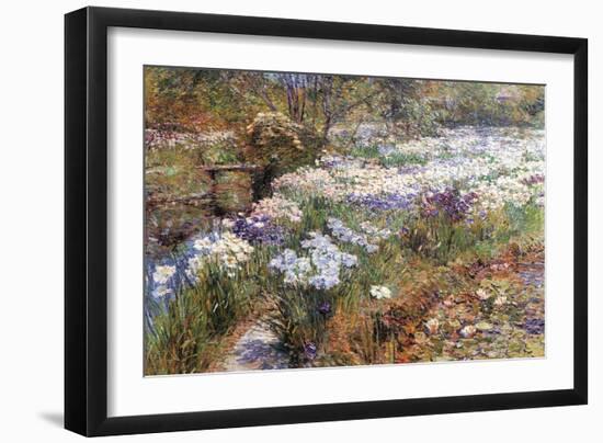 Water Garden-Childe Hassam-Framed Art Print