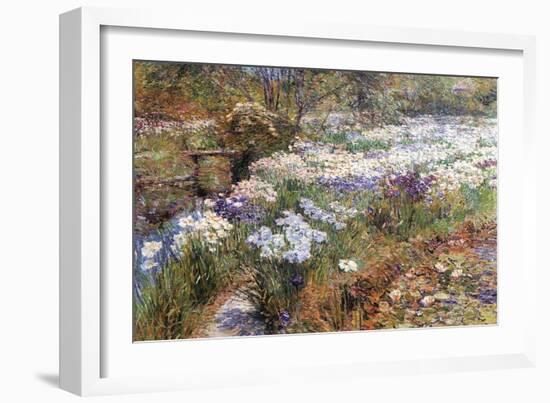 Water Garden-Childe Hassam-Framed Art Print