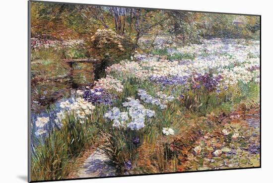 Water Garden-Childe Hassam-Mounted Art Print