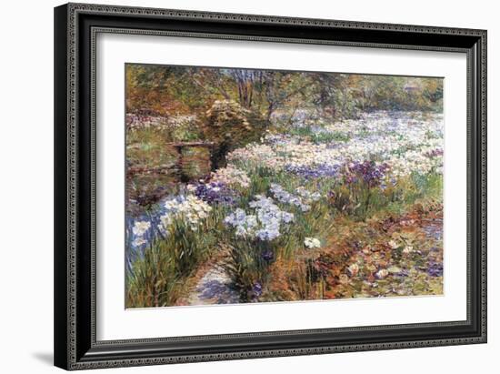 Water Garden-Childe Hassam-Framed Art Print