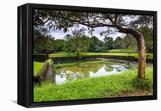 Water Gardens at Sigiriya Rock Fortress (Lion Rock)-Matthew Williams-Ellis-Framed Premier Image Canvas