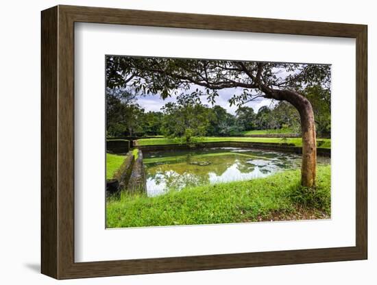 Water Gardens at Sigiriya Rock Fortress (Lion Rock)-Matthew Williams-Ellis-Framed Photographic Print