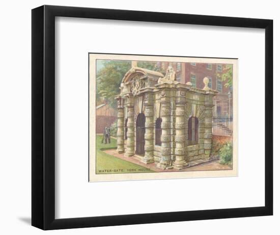 'Water-Gate, York House', 1929-Unknown-Framed Giclee Print