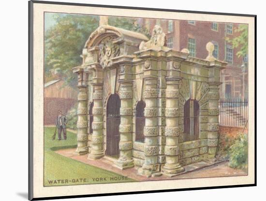 'Water-Gate, York House', 1929-Unknown-Mounted Giclee Print