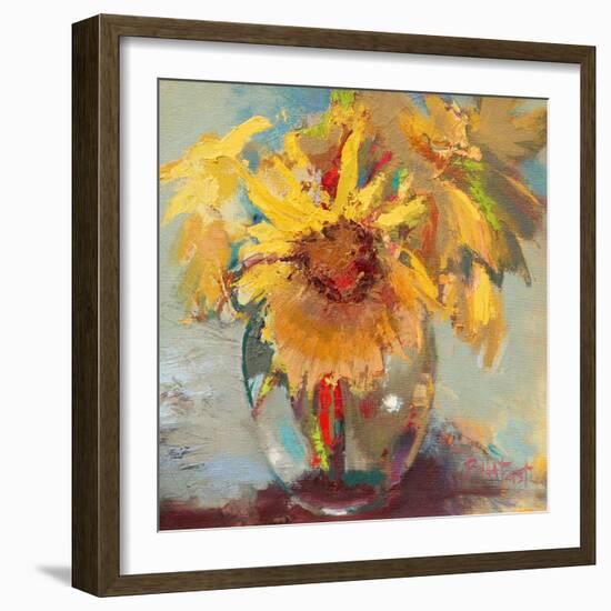 Water Globe Blossoms-Beth A. Forst-Framed Art Print