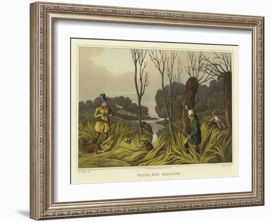 Water Hen Shooting-Henry Thomas Alken-Framed Giclee Print