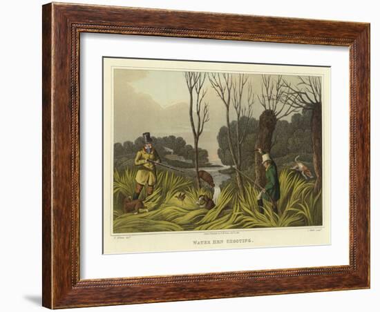 Water Hen Shooting-Henry Thomas Alken-Framed Giclee Print