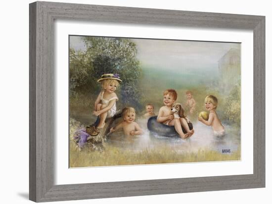 Water Hole-Dianne Dengel-Framed Giclee Print