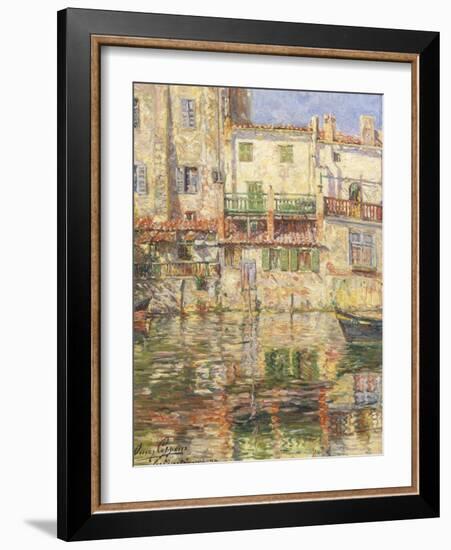 Water Impressions, les Martigues-Omer Coppens-Framed Giclee Print