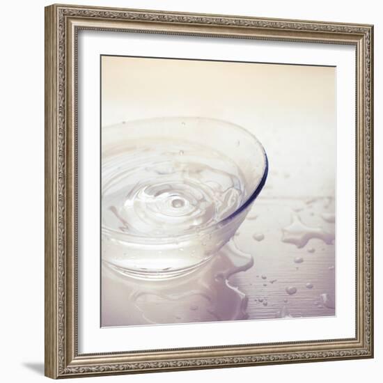 Water in a Glass Bowl-Myan Soffia-Framed Photographic Print