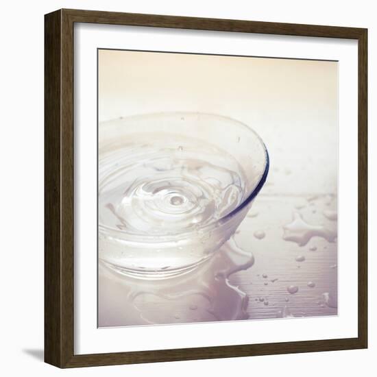 Water in a Glass Bowl-Myan Soffia-Framed Photographic Print