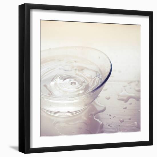 Water in a Glass Bowl-Myan Soffia-Framed Photographic Print