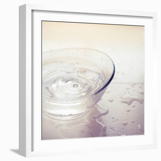 Water in a Glass Bowl-Myan Soffia-Framed Photographic Print