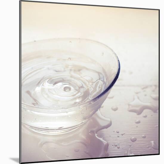 Water in a Glass Bowl-Myan Soffia-Mounted Photographic Print