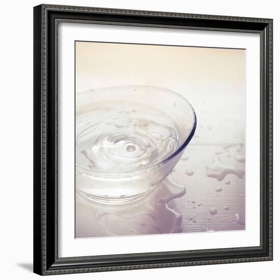 Water in a Glass Bowl-Myan Soffia-Framed Photographic Print