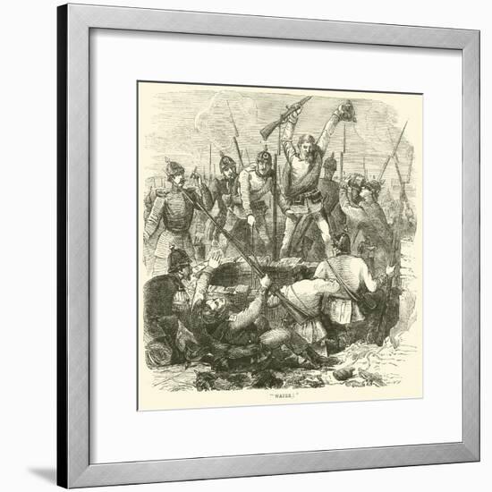 "Water!", January 1871-null-Framed Giclee Print