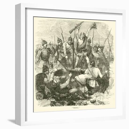 "Water!", January 1871-null-Framed Giclee Print