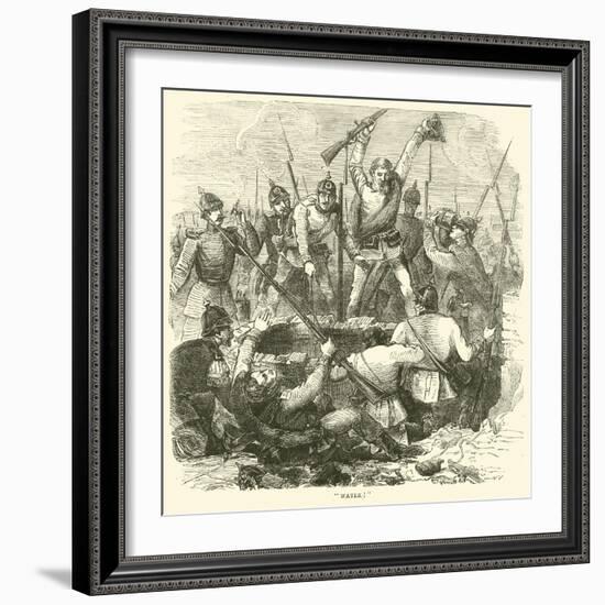 "Water!", January 1871-null-Framed Giclee Print