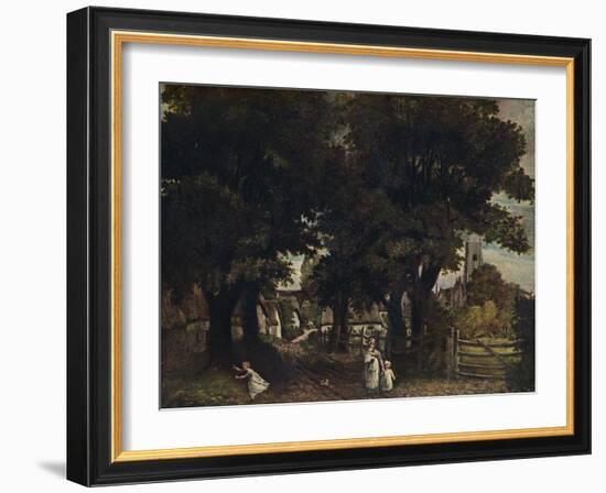 'Water Lane, Dedham', c1802, (1911)-John Constable-Framed Giclee Print