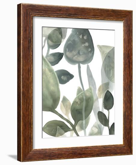 Water Leaves I-June Erica Vess-Framed Art Print