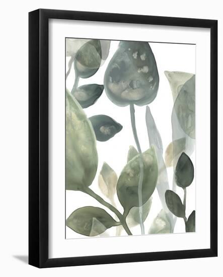 Water Leaves I-June Erica Vess-Framed Art Print