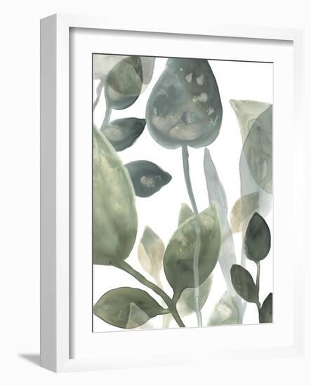 Water Leaves I-June Erica Vess-Framed Art Print