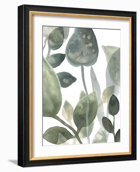 Water Leaves I-June Erica Vess-Framed Art Print