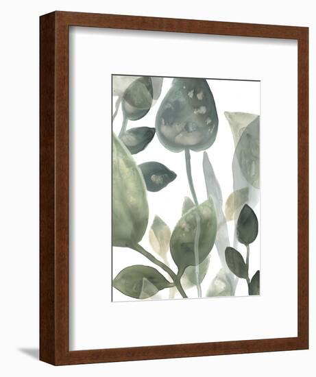 Water Leaves I-June Erica Vess-Framed Art Print