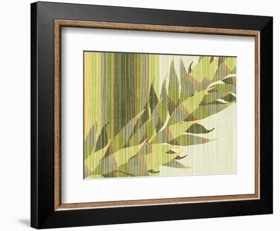 Water Leaves II-Mali Nave-Framed Giclee Print