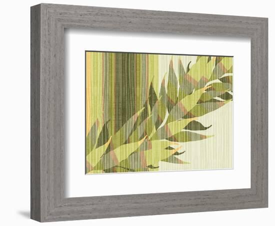 Water Leaves II-Mali Nave-Framed Giclee Print