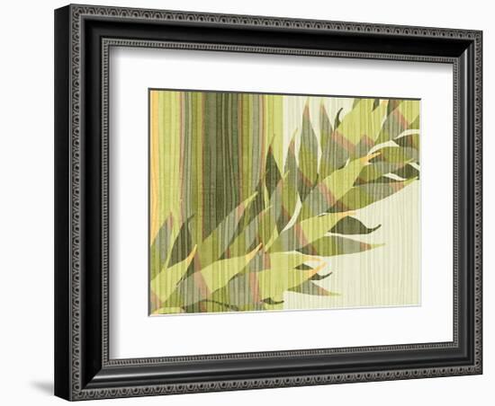 Water Leaves II-Mali Nave-Framed Giclee Print