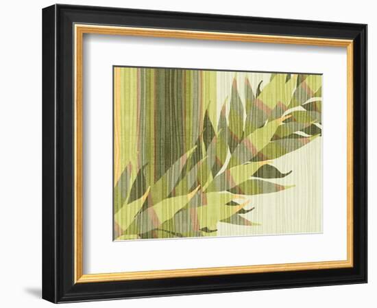 Water Leaves II-Mali Nave-Framed Giclee Print