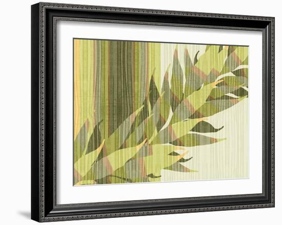 Water Leaves II-Mali Nave-Framed Giclee Print