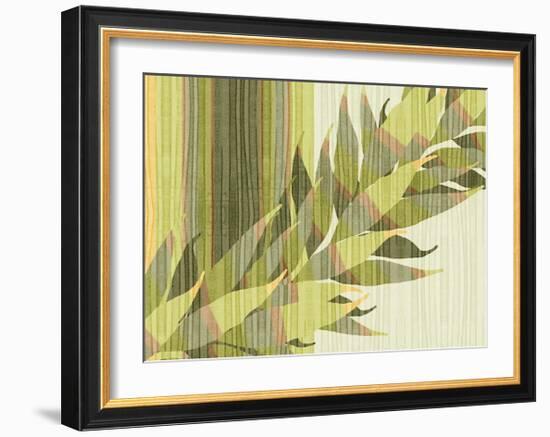 Water Leaves II-Mali Nave-Framed Giclee Print