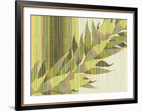 Water Leaves II-Mali Nave-Framed Giclee Print