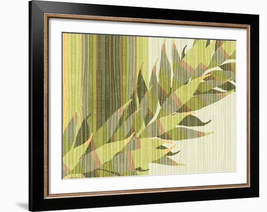 Water Leaves II-Mali Nave-Framed Giclee Print