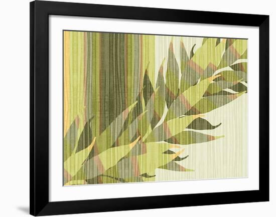 Water Leaves II-Mali Nave-Framed Giclee Print