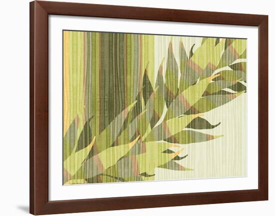 Water Leaves II-Mali Nave-Framed Giclee Print