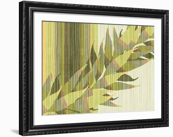 Water Leaves II-Mali Nave-Framed Giclee Print