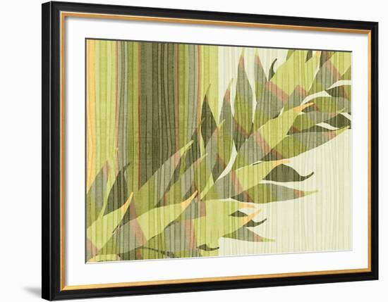 Water Leaves II-Mali Nave-Framed Giclee Print