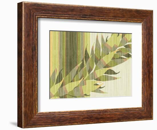 Water Leaves II-Mali Nave-Framed Art Print