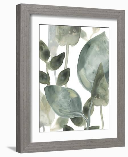 Water Leaves II-June Erica Vess-Framed Art Print