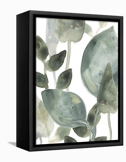 Water Leaves II-June Erica Vess-Framed Stretched Canvas