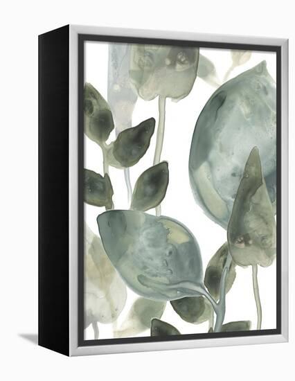 Water Leaves II-June Erica Vess-Framed Stretched Canvas