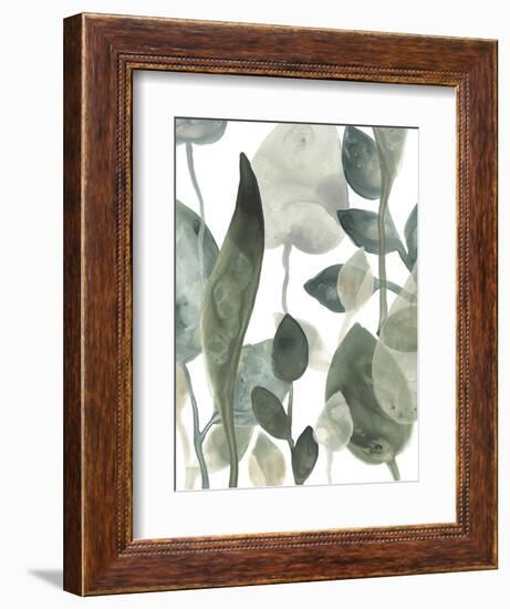 Water Leaves III-June Erica Vess-Framed Premium Giclee Print