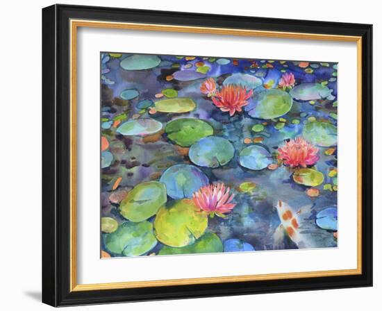 Water Lili-Marietta Cohen-Framed Giclee Print