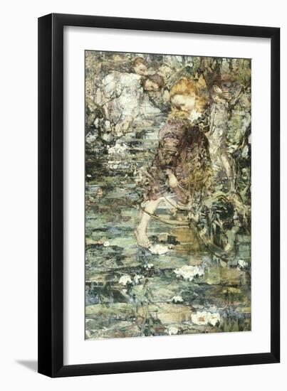 Water Lilies, 1901-Edward Atkinson Hornel-Framed Giclee Print