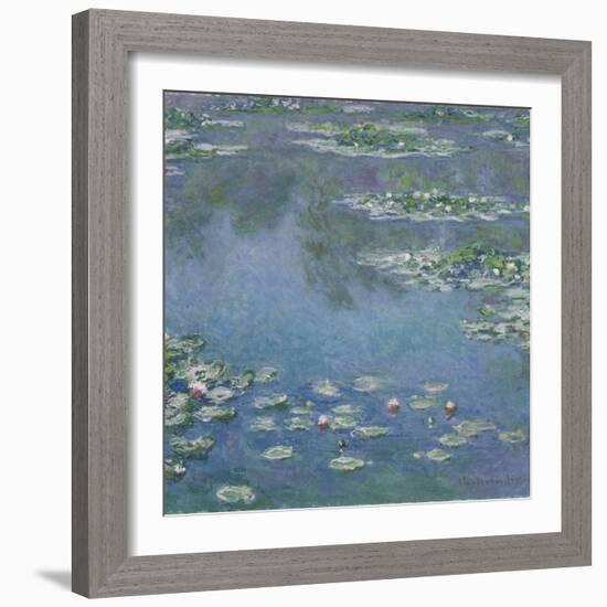 Water Lilies, 1906-Claude Monet-Framed Giclee Print